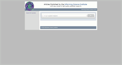 Desktop Screenshot of isjournals.org