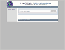 Tablet Screenshot of isjournals.org